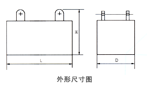 RCYB懸掛式永磁除鐵器外形尺寸圖